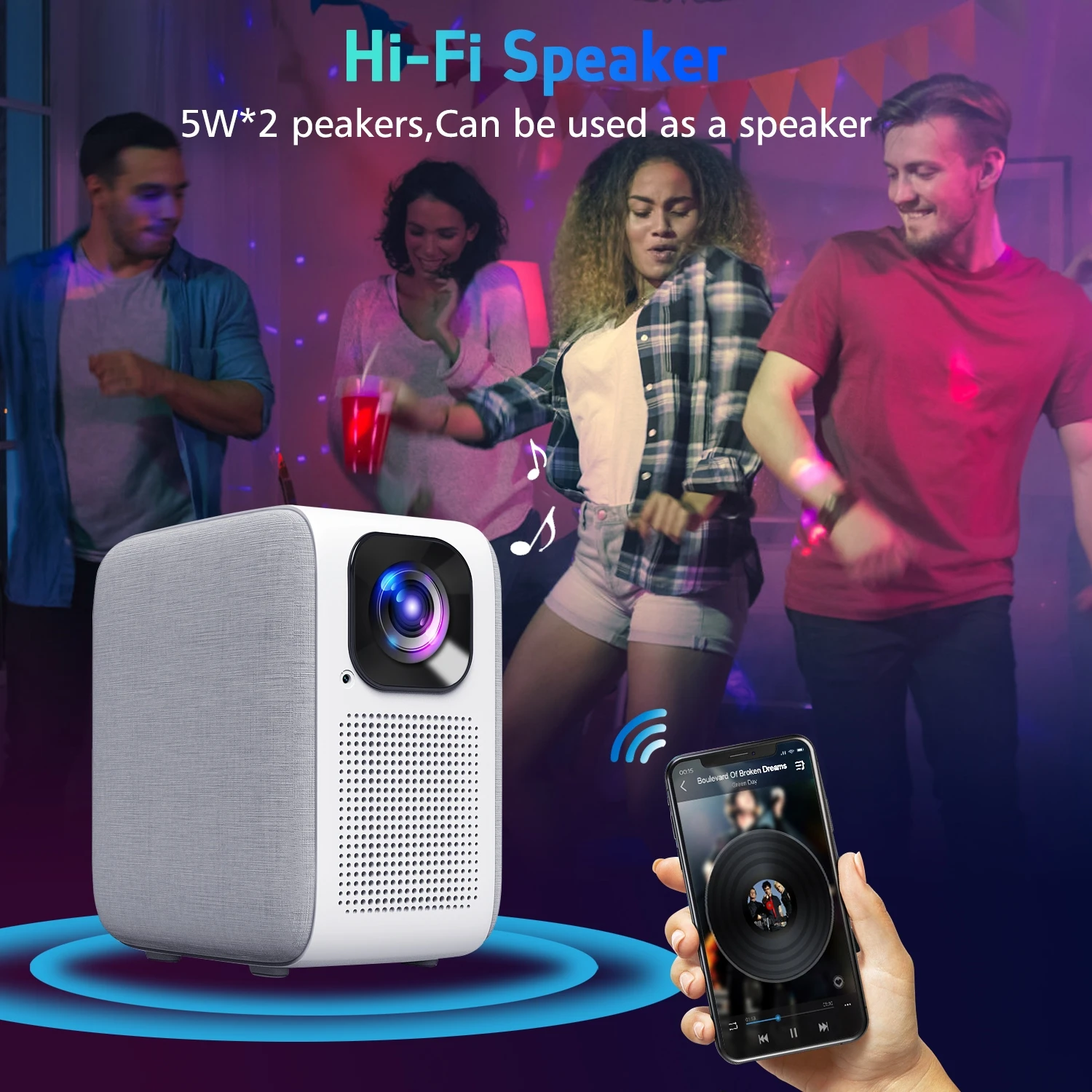 CR32 Smart TV проектор 4k портативный перезаряжаемый светодиодный мини-проектор качество домашнего кинотеатра высокая яркость 1080p ЖК-проектор