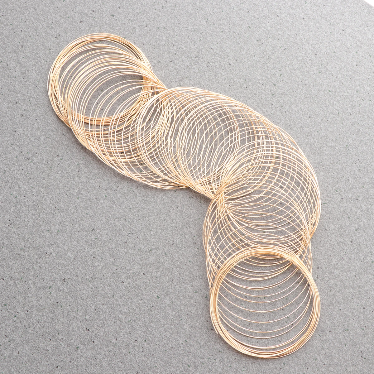 

1Set Steel Wire Bracelet Ring Gift DIY Material Steel No Fading Comfortable Texture Special Classic