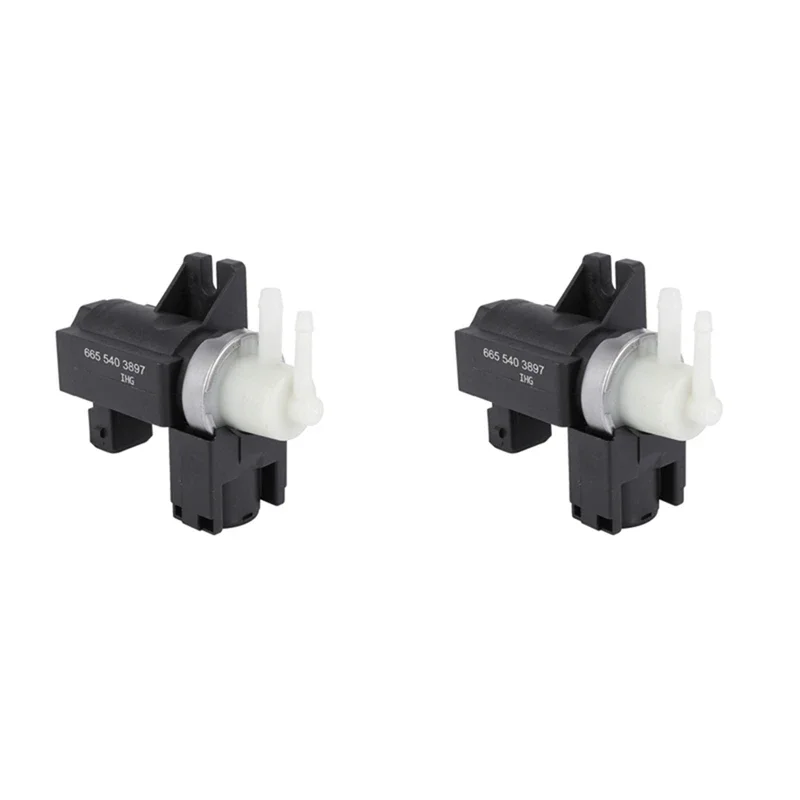 2PCS Turbocharged Solenoid Valve Vacuum Modulator For Ssangyong Rexton/Kyron/Actyon/Rodius Diesel 6655403897 6655403797