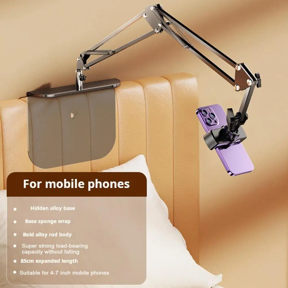 Mobile Phone Holder for Bed Adjustable Bedside Tablet Stand Holder with Flexible Arm Mount for Kindle Other Devices for Sofa