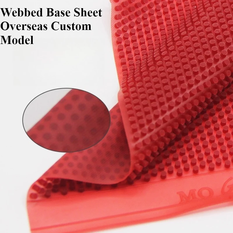 Mo Long OX/تنس الطاولة المطاط نقاط كبيرة البثور الطويلة ارتفاع 2.6 مم وقطر 2.5 مم مع إسفنجة عائمة 0.8 مم، غريب، غرق