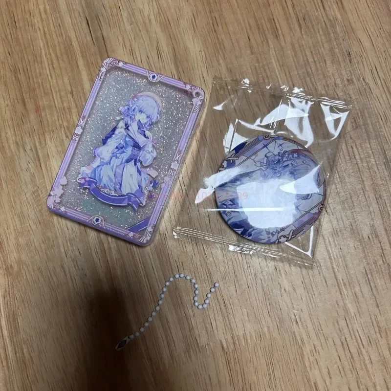 Nuova Genshin Impact Anime Merchandise Kamisato Ayaka Badge e sabbia - Ornamento fluente Giocattoli Regali per i fan
