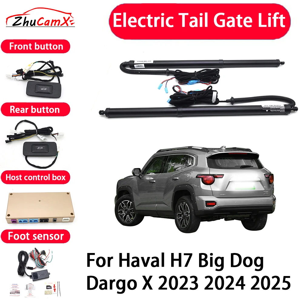 

ZhuCamX Car Automatic Electric Tail Gate Lift Tailgate Assist System for Haval H7 Big Dog Dargo X 2023 2024 2025
