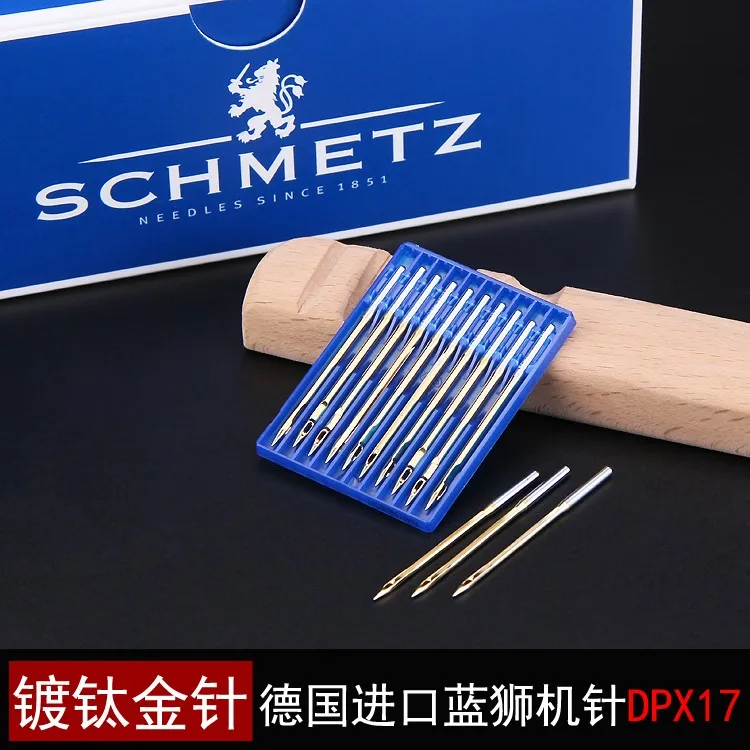 German Schmetz Synchronous DY Plating Acupuncture Needle Dpx17 Computer Thick Machine Needle Dp17 High Sewing Machine Double Nee