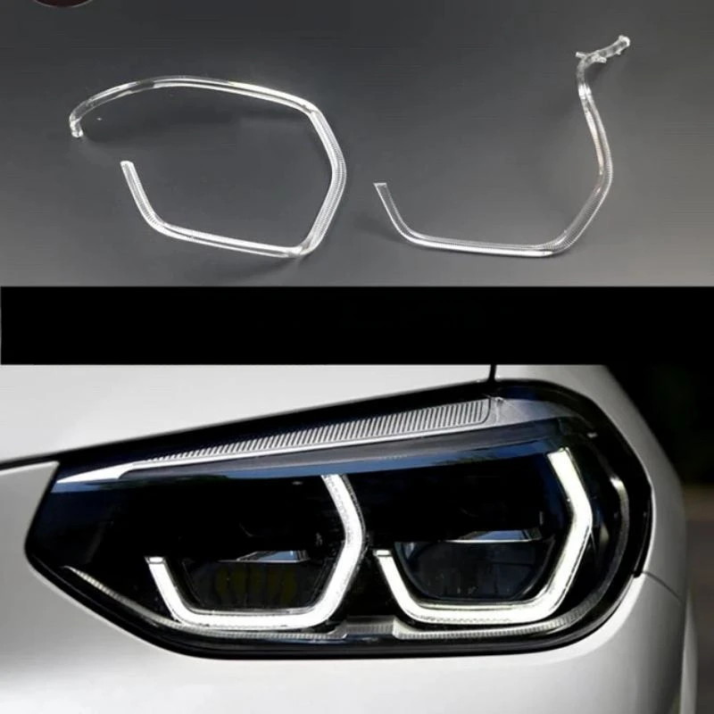 For BMW X4 X3 G01 G02 G08 F97 F98 2018-2021 LED DRL Light Guide Plate Daytime Running Light Tube Daytime Running Strip