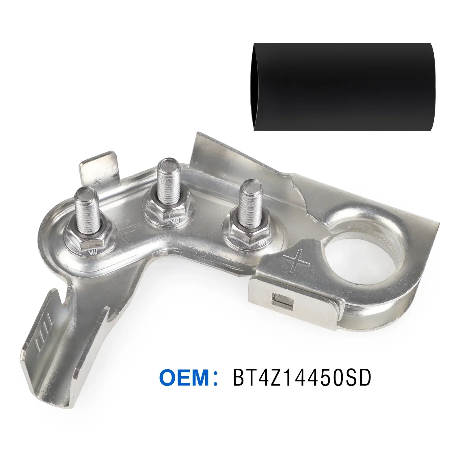 926-603 New Positive Battery Terminal With 3 Nuts For Ford Chevy Dodge Super Duty F-250 F-350 F-450 1500 Silverado Pick Up Truck
