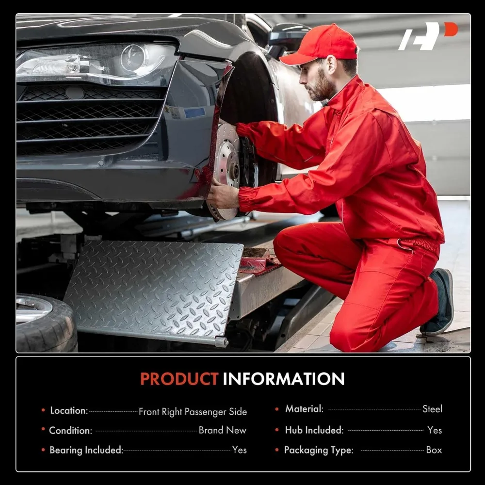 مجموعة محور التوجيه الأمامي الأيمن A-Premium ومفصل العجلة المتوافقة مع Mazda CX-7 2007-2012، CX-9 2007-2015، Passen