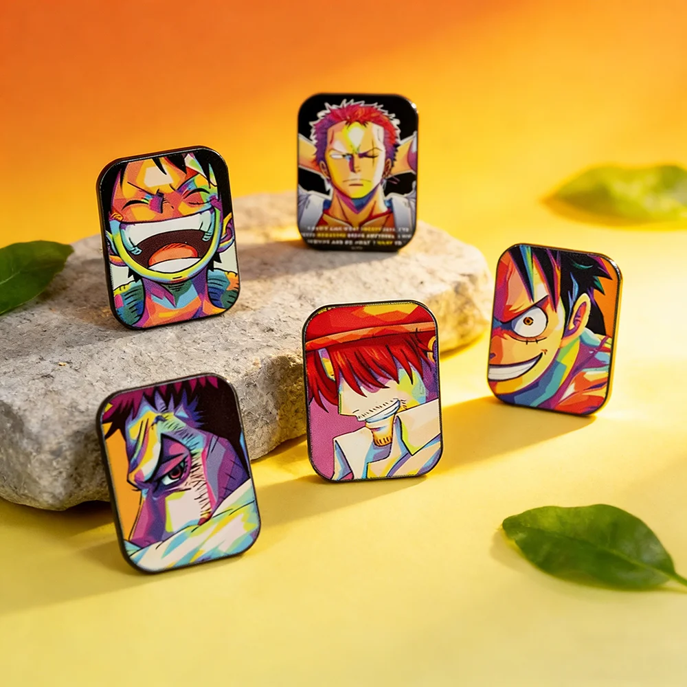 

Модная эмалевая брошь-значок One Piece с персонажами: Красавцы Санджи, Нами, Усопп - Металлический значок-аксессуар для рюкзаков и одежды