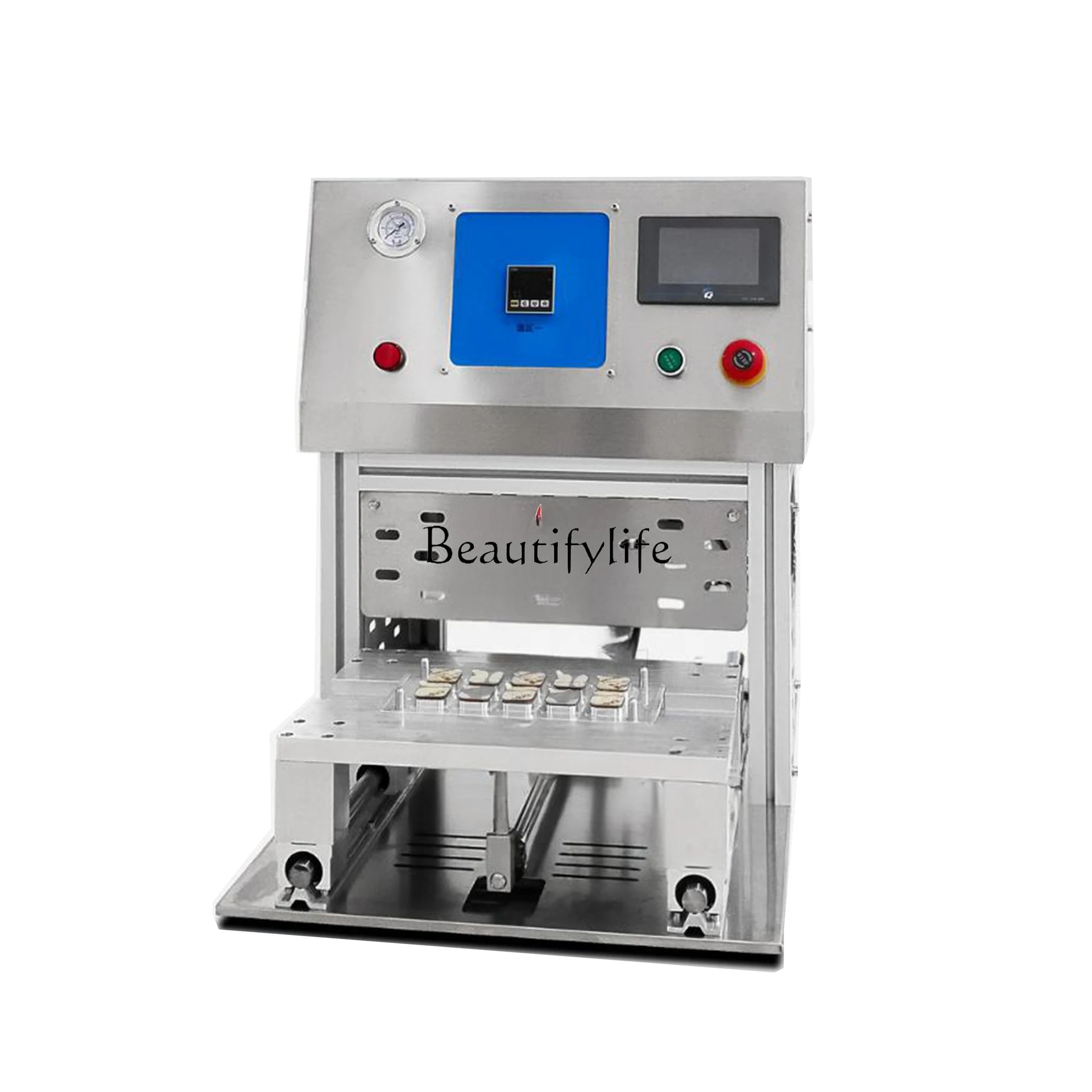 

4Sealing machine Gel tube Blister packaging machine Semi-automatic paper plastic foam