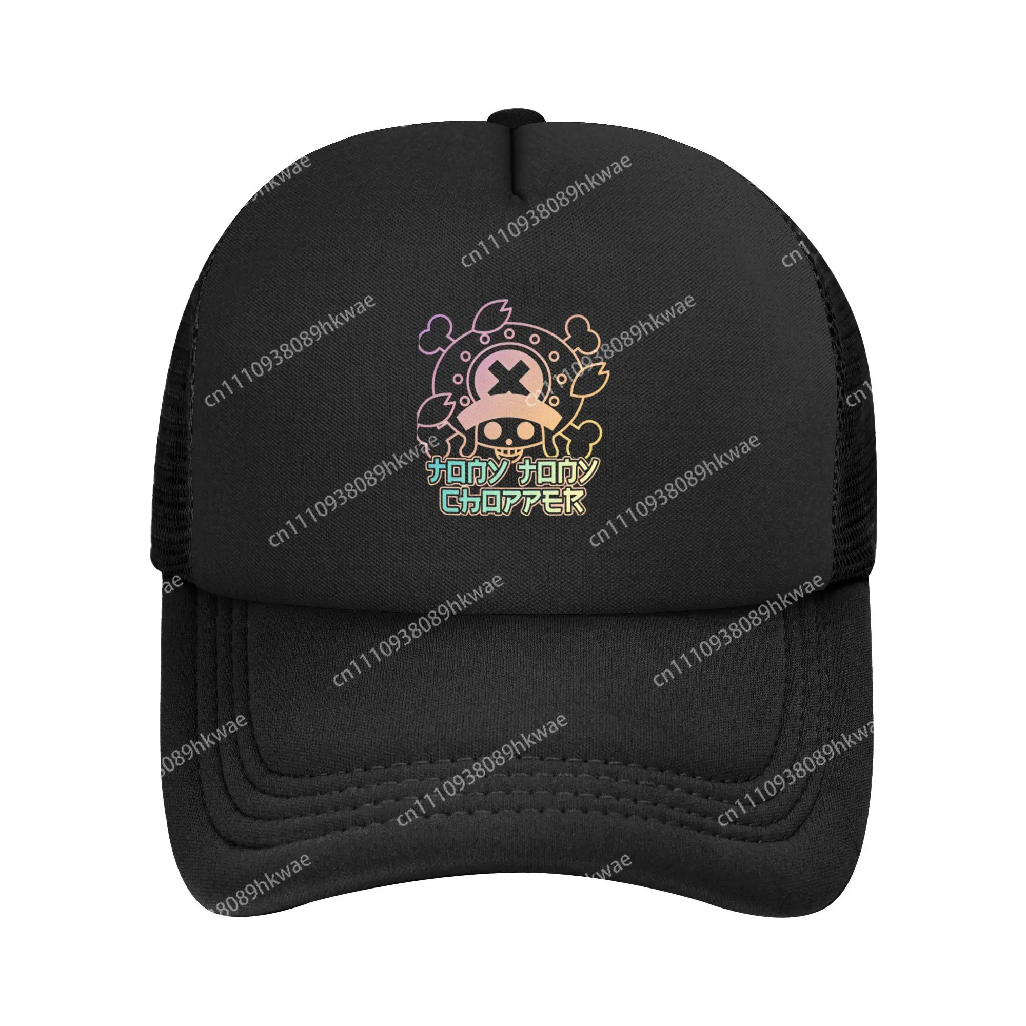 one-pieces  Chopper Jolly Roger Trucker Caps Men Women Vintage  Mesh Baseball Cap Summer Adjustable Sun Caps