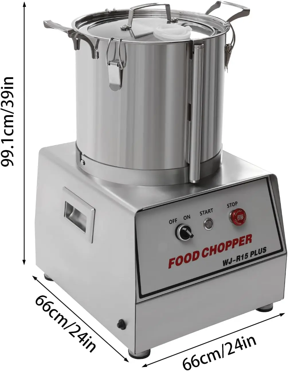 Food Processor Large Capacity Meat Bowl Cutter Mixer Commercial Food Processor