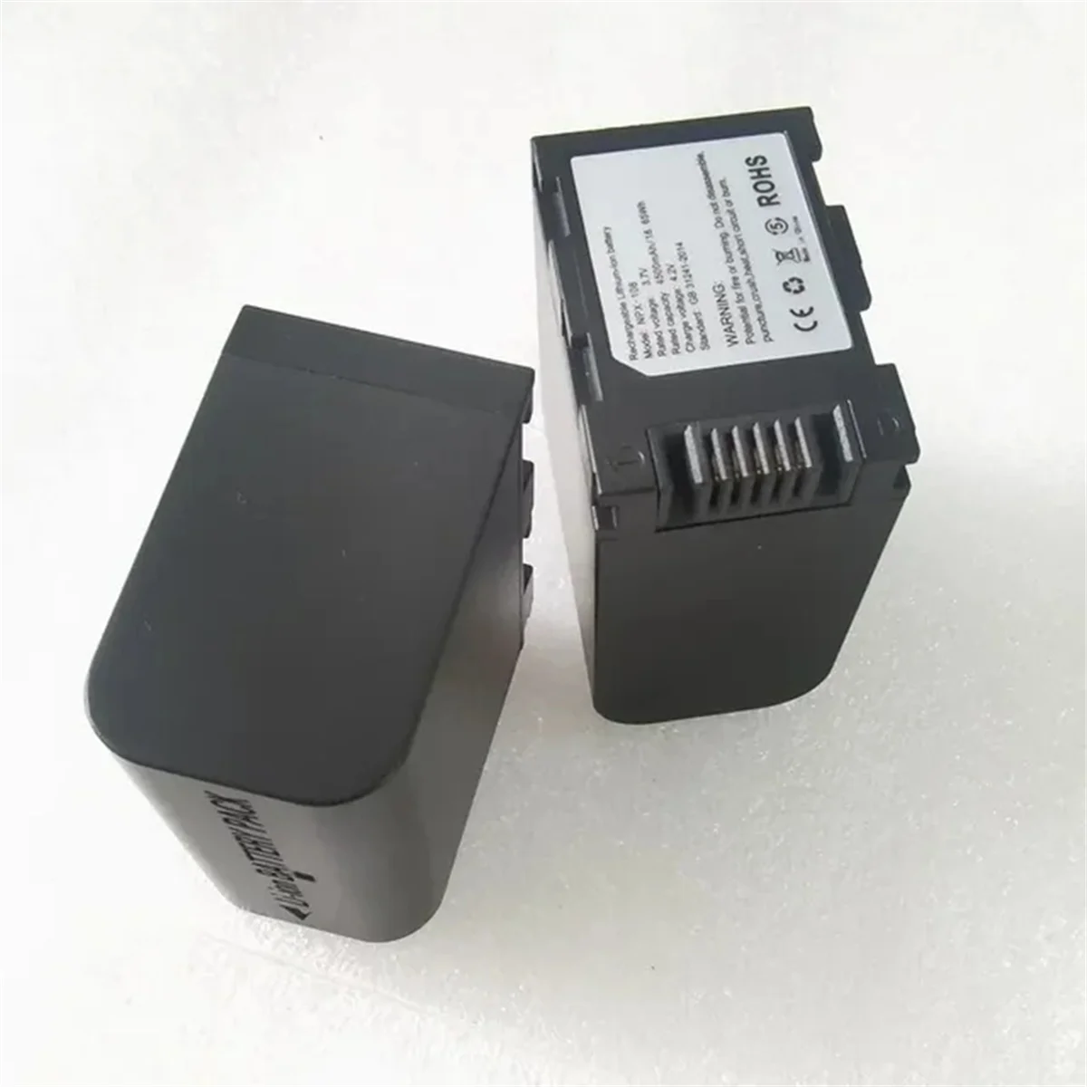 AA38M 4500mAh NPX-108 Rechargeable Battery Pack RX100 RX200 Camera Battery/Dual Charger for Video Camcorders 1PCS Battery