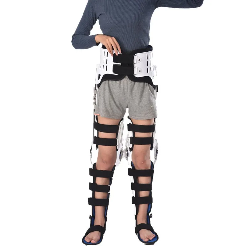 Hip Sacrum Waist Knee Ankle Foot Joint Fixation Brace Orthosis Fixed Fracture Support Lower Limb Thigh Leg Rehabilitation Device