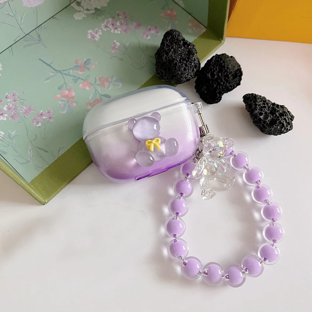 Redmi buds 4 Active чехол мультяшный прозрачный градиентный рисунок/цветок Keychian силиконовый чехол для наушников cute redmi buds 4 Active