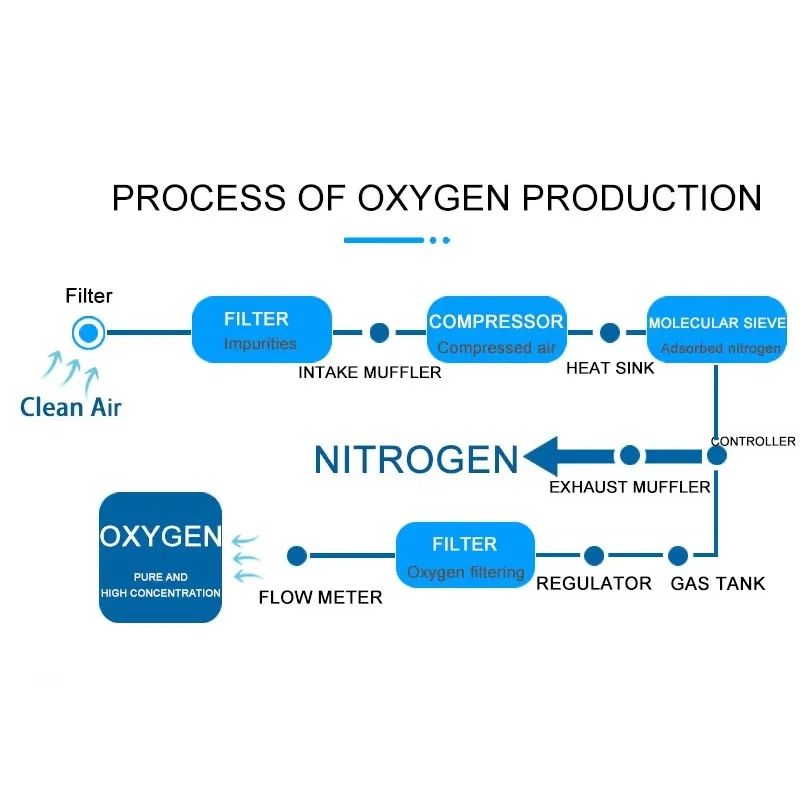 Made in China 15Lpm Pure High Pressure 94% High Purity Psa Ras Aquaculture Equipment Oxygen Generator System