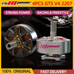 4PCS RCINPOWER GTS V4 2207 FPV Brushless Motor 5-6S 1960KV 2040KV For RC FPV 5inch Freestyle Racing Drone Quadcopter Motor