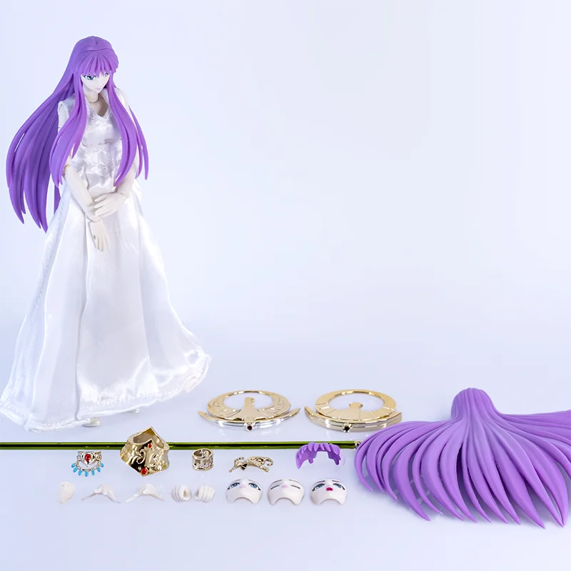 

GoodTony Saint Seiya Myth Cloth EX Action Figure Set - Athena & Saori Kido Casual Outfits Knights of the Zodiac Anime Figures