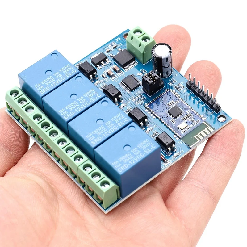 

X11A 12 В 4CH пульт дистанционного управления Bluetooth релейный модуль для Android мобильного двигателя светодиодный светильник DIY электронный комплект