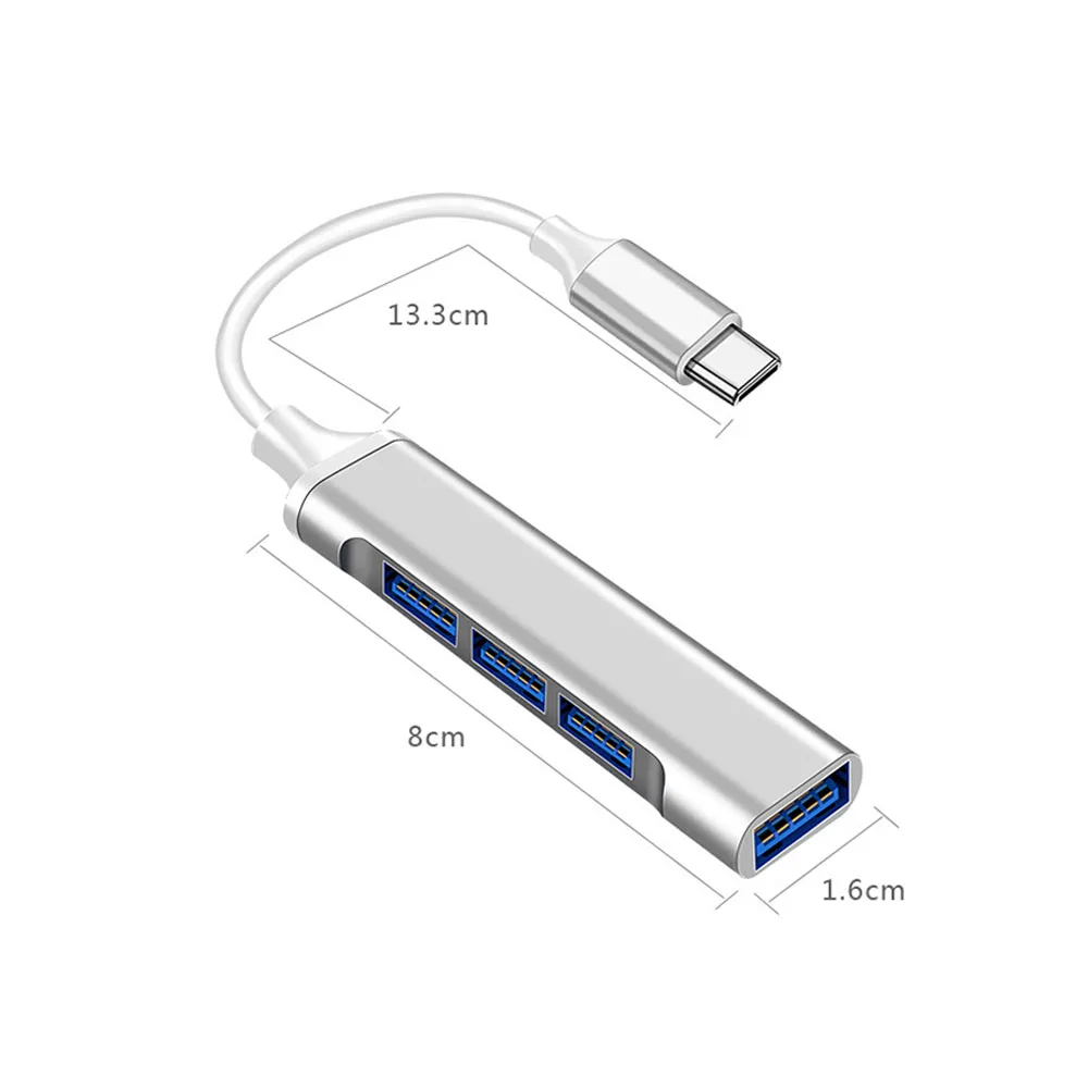 Type C USB C HUB 4 Port Multi Splitter Adapter For Changan CX70 CS95 CS55 CS75 Plus CS35 Filter Bunper CS15  Car Accessories