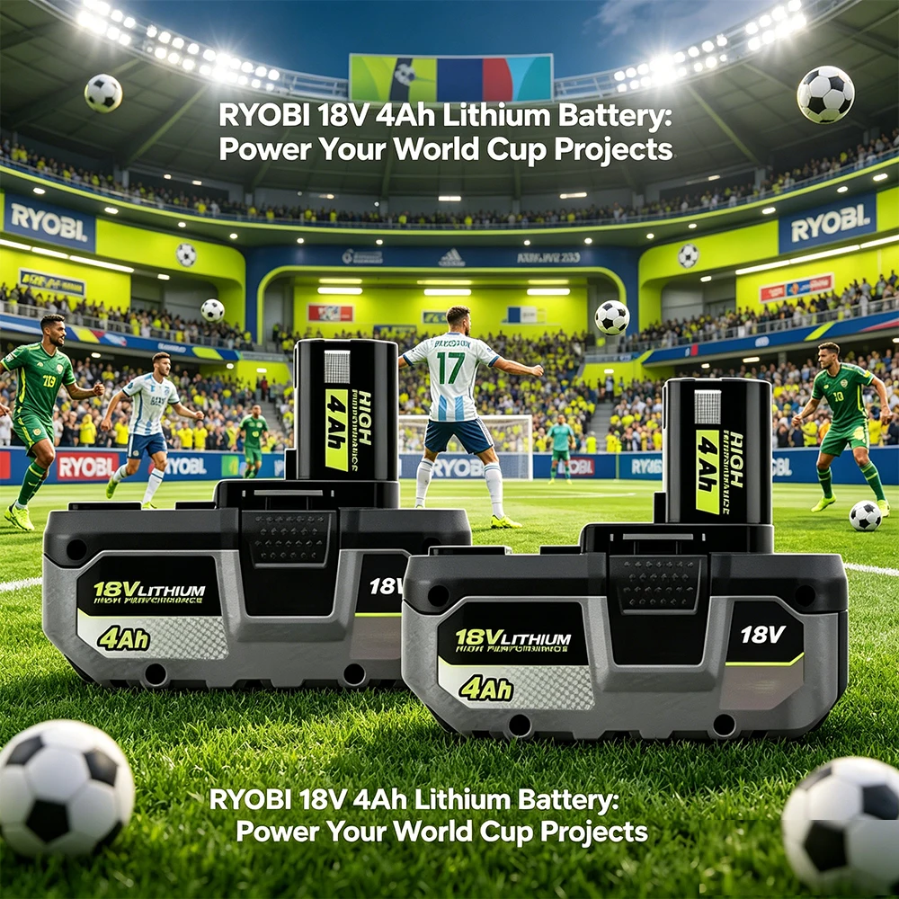 From Garage to Farm & More! RYOBI 18V 4.0/6.0/8.0Ah – Workshop, Jobsite, Garden, Garage, Camping, Farm Use