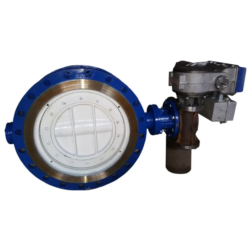 

Electric flange butterfly valve, three eccentric hard seal butterfly valve, large diameter pipeline adjustable