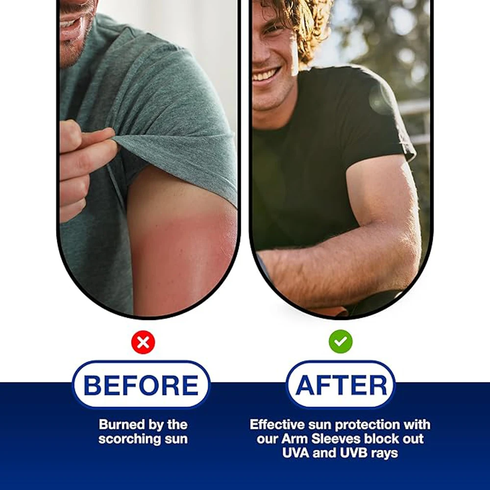 Manica in seta di ghiaccio Protezione UV Manica da ciclismo Raffreddamento Manicotti traspiranti Uomo Donna Sport all'aria aperta Manicotti da ciclismo antiscivolo