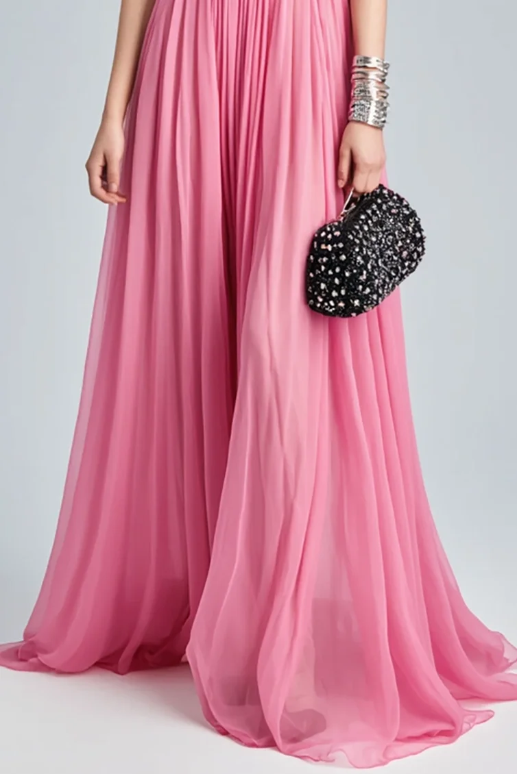 CUYUN Elegant Chiffon Off the Shoulder Evening Dresses Women Summer Event Gown for Formal Occasion Customized Prom Party Dresses image 2