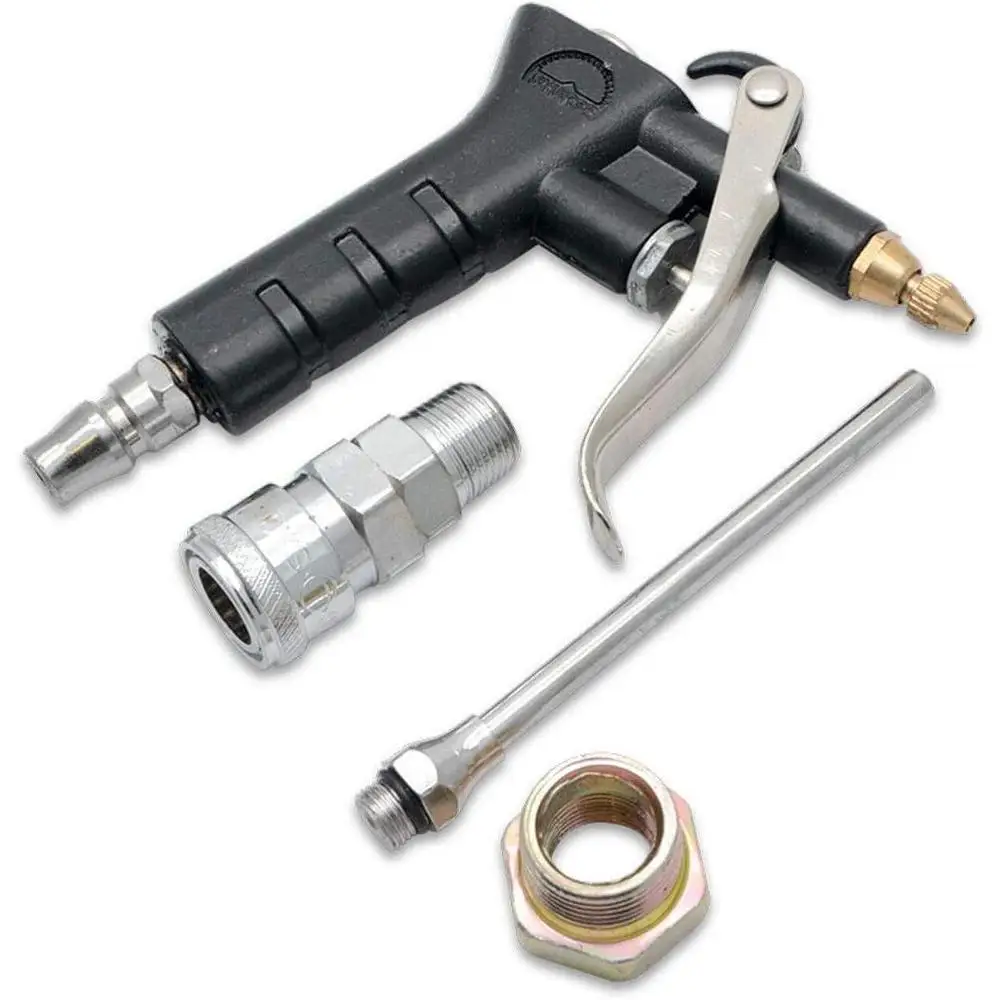Air Duster Blow Jet gun extended tube air blowing gun High Pressure Cleaning Spray Gun Air Duster Blow Spring Tube Pipe