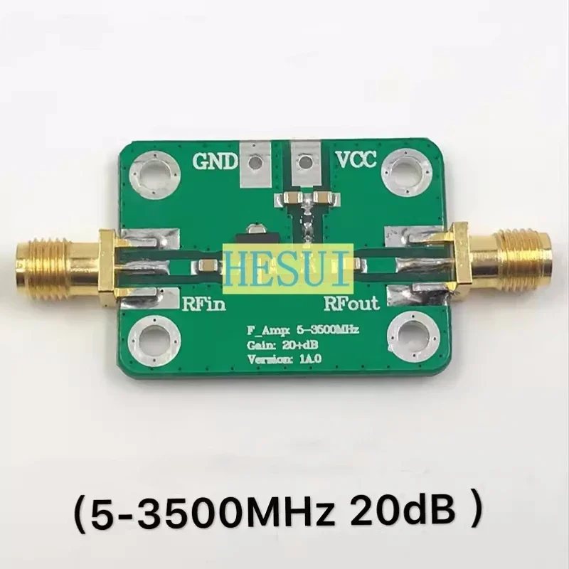 20dBm 20dB 5MHz- 3500MHz Broadband Microwave RF power amplifier Module 3.5GHz amplifier module board Microwave amplifier