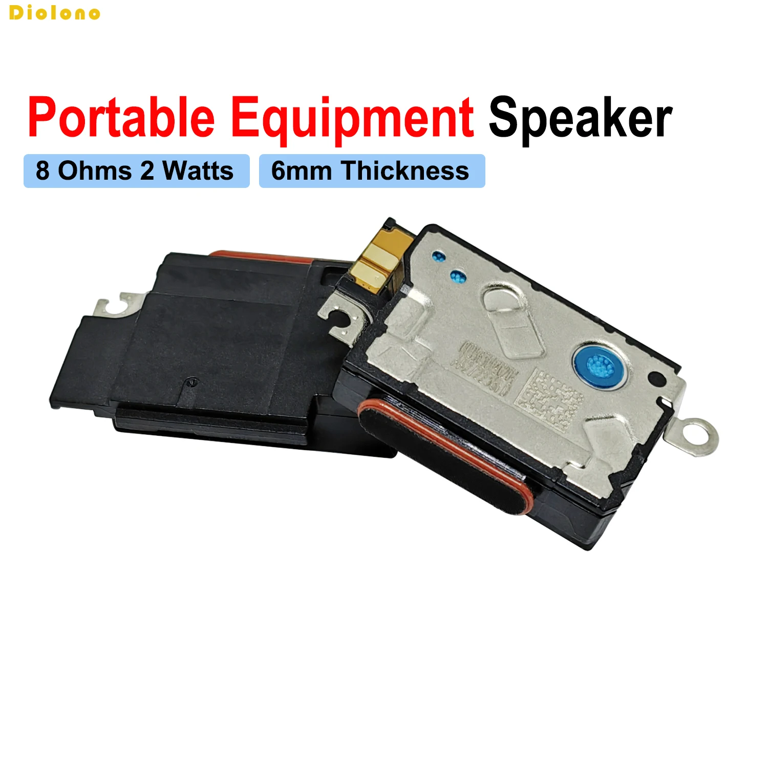 2pcs 8Ohms 2W Portable Equipment Loudspeaker 21mmx26mm Square 6mm High Speaker For Mobile Tablet Pixel7Pro Speaker