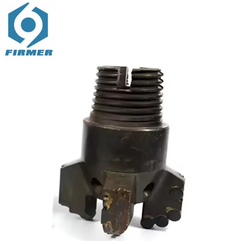 125mm Four-wings Water vapor Dual-use PDC Composite Drill Bit Suitable For 89 Drill Rod