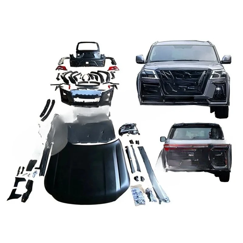 For 2020 and 2021 Nissan PATROL Tuoro Y62 Upgraded Black Hawk Edition Surround