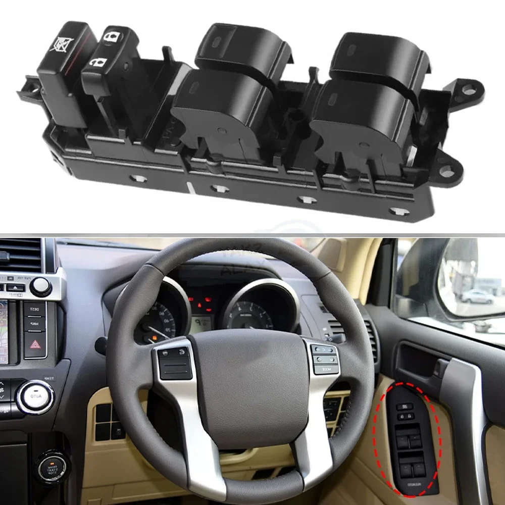 RHD 84040-33080 Electric Master Power Window Control Switch for Toyota Land Cruiser 200 Prado 150 Allion Camry Alphard Corolla