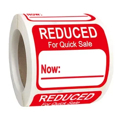 Reduced Stickers Price Pricing Retail Tags 1.5