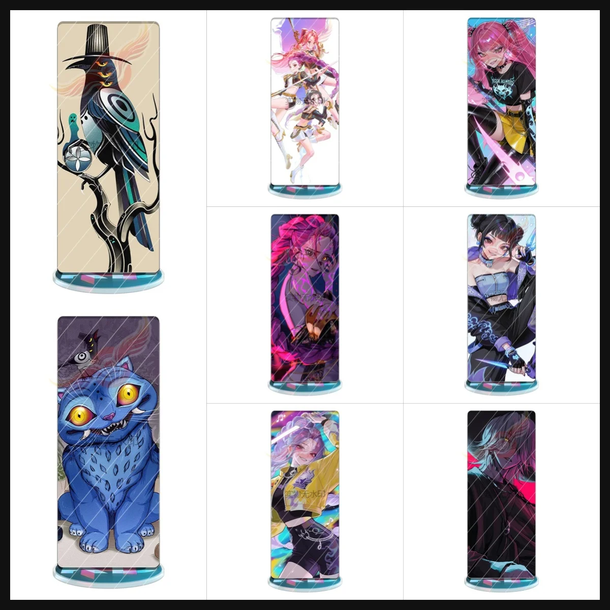 

Anime K-Pop: Demon Huntrix Character Stand Room Acrylic Standing Decoration Monster Band Photo Card Girls Group Boy Desktop GIFT