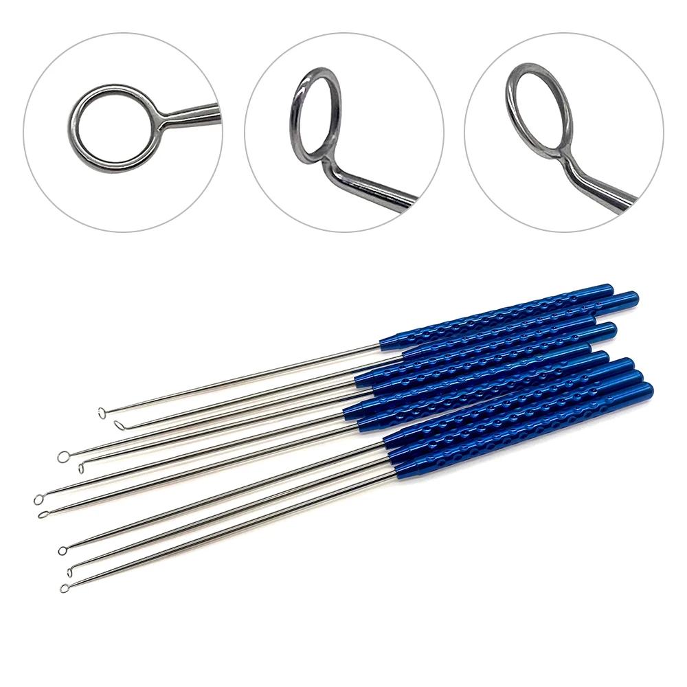 Micro Ring Curette with Ring Tip 3mm/4mm/5mm Microneurosurgery Surgical Instruments 1pc