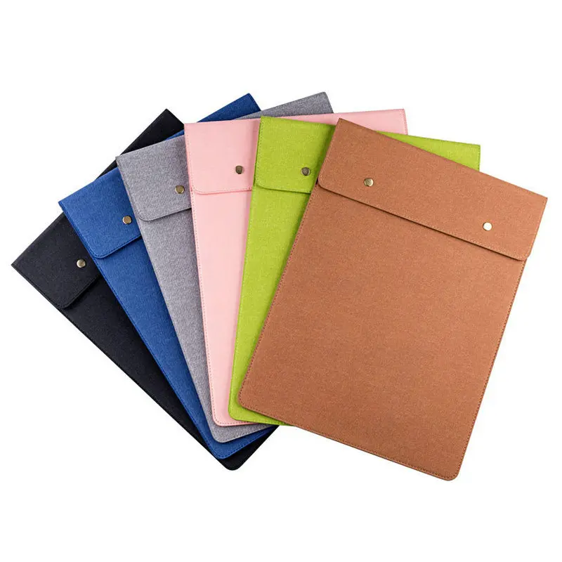 

Office Business Leather Document Bag A4 Important Contract File Organizer Bag For Documents