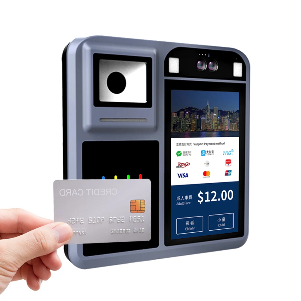 Contactless Terminal Manufacturing POS Card Payment NFC Card Reader Bus Validator Ticket Machine P18-Q