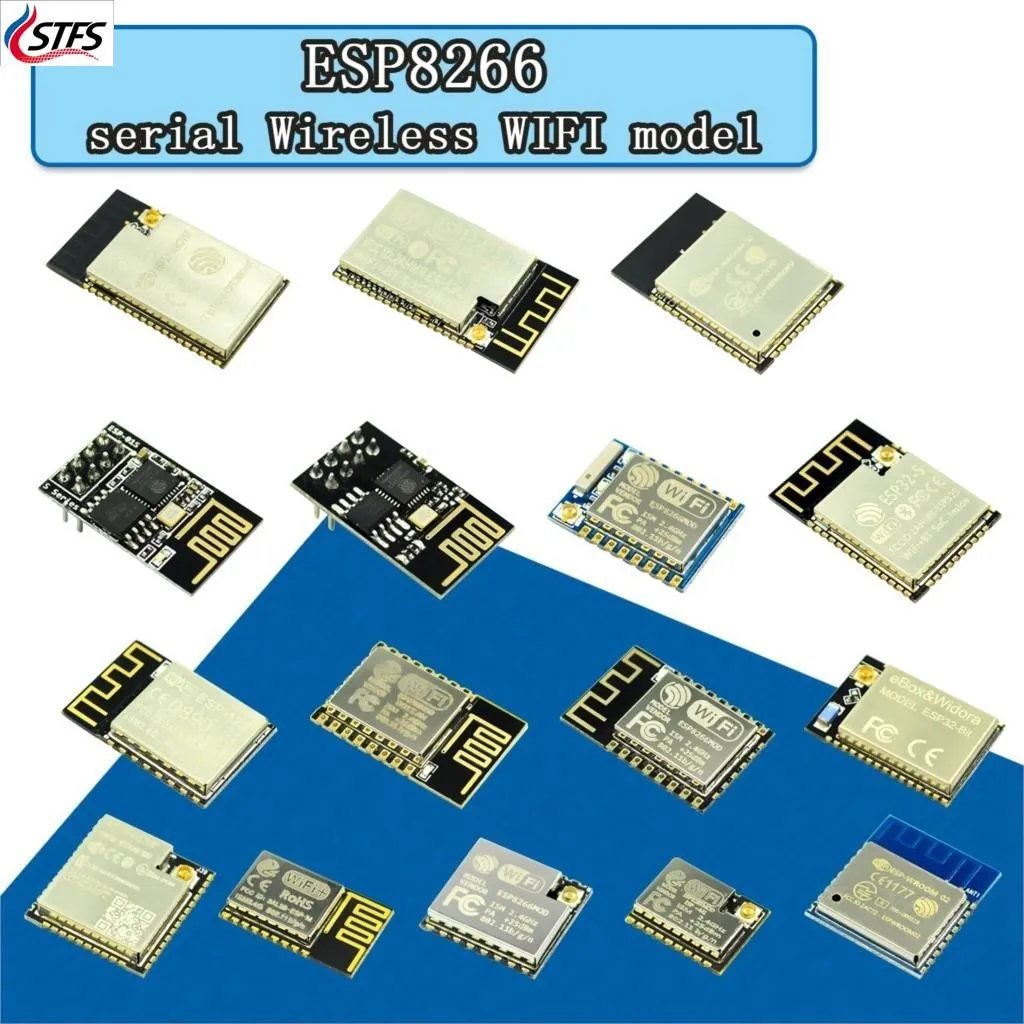 

100PCS ESP8266 serial WIFI model ESP-12 ESP-12E ESP12F ESP-12S Authenticity Guaranteed ESP12