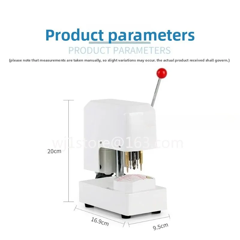 Glasses Equipment Instrument Lens Template Punching Machine Optical Shop Three-hole Mechanism Mold Machine Three-eye Drilling