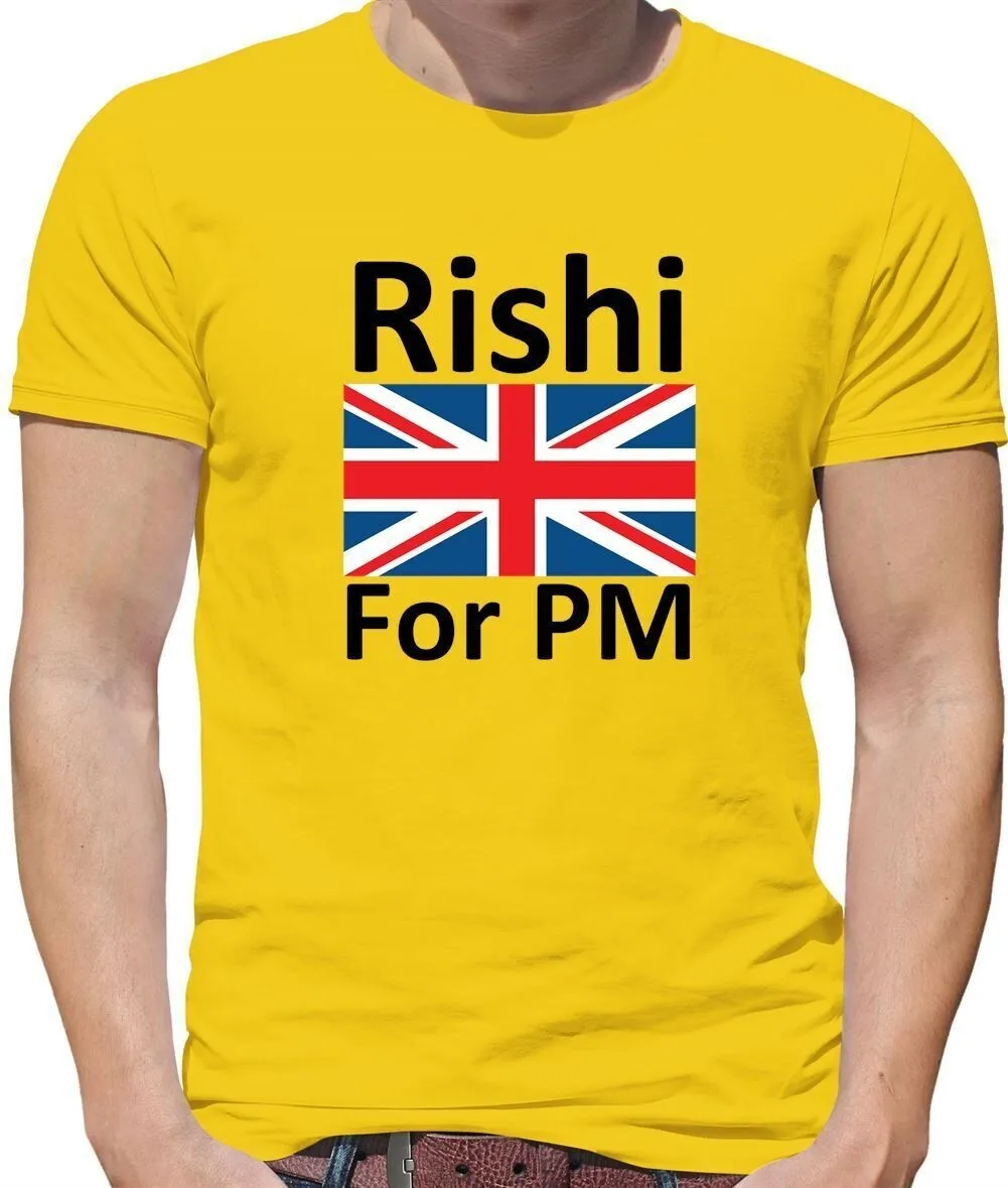 Rishi For PM - Camiseta para hombre - Primer Ministro Sunak Tory Tories Love