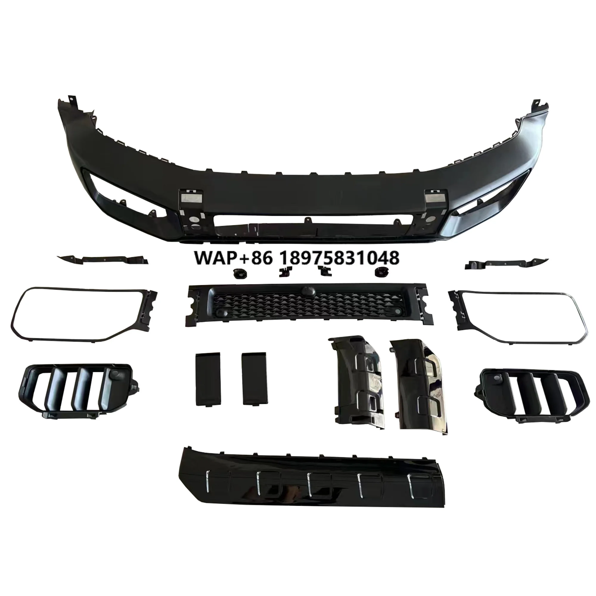 Upgrade New 2025 G63 Auto Parts PP Material Front Bumper for G-Class G Wagon G63 G500 G550 2019-2024