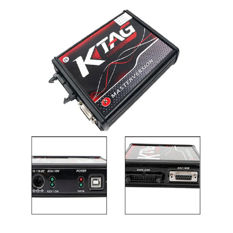 K-TAG V7.020 V2.25 EU Online Red PCB ECU Programmer Unlimitted Tokens Work With BDM Frame K-ESS KTAG Chip Tuning Diagnostic Tool