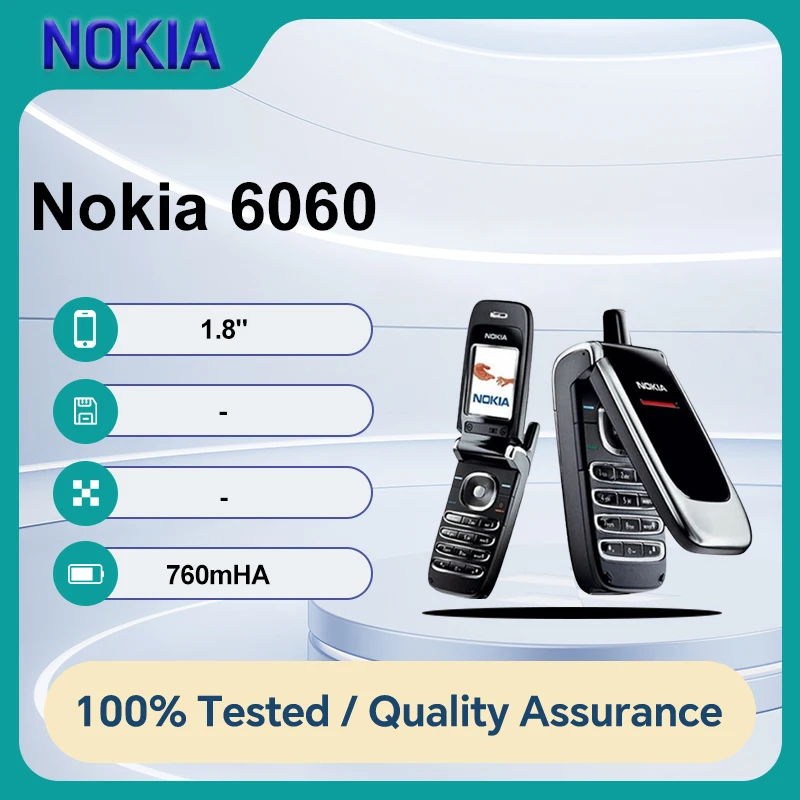 هاتف Nokia 6060 الأصلي غير مقفول: حالة جيدة