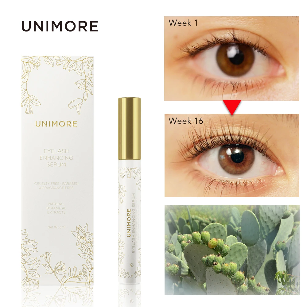 UNIMORE ใหม่4Ml Eyelash Growth Serum Fast ยาว Nourishing Essence Eyelash มาสคาร่าคิ้วหนาผลิตภัณฑ์แต่งหน้า Eye Care