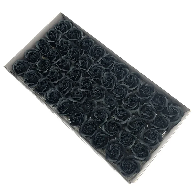 50pcs Artificial Soap Roses Flower Head, Wedding Gift