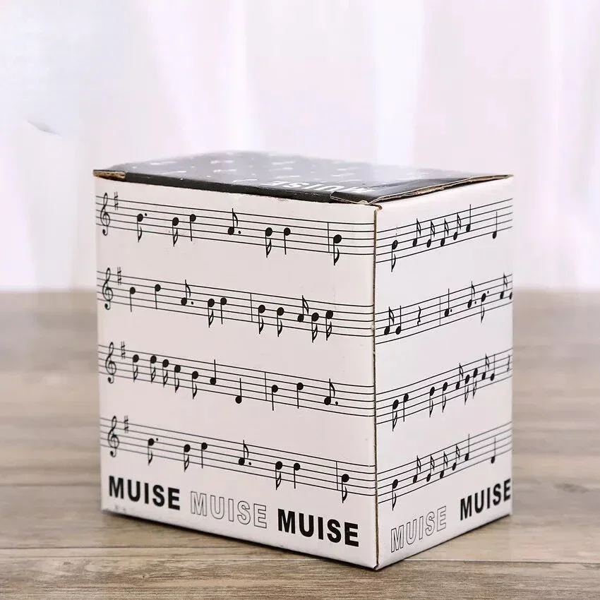 Creative Ceramic Mug, with Cup Lid Coffee Mugs, Piano Musical Note Tea Cup, Travel Cups Breakfast Milk Cup, Water Bottle Gift 5