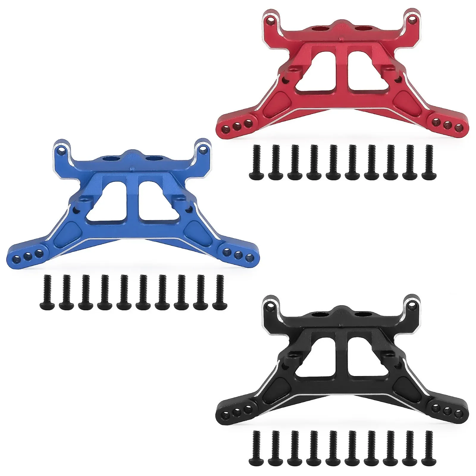Aluminum Alloy Rear Suspension Bracket for Losi 1/24 Micro-B 2WD LOS-1770S RC Car Metal Upgrade OP Accessories Parts