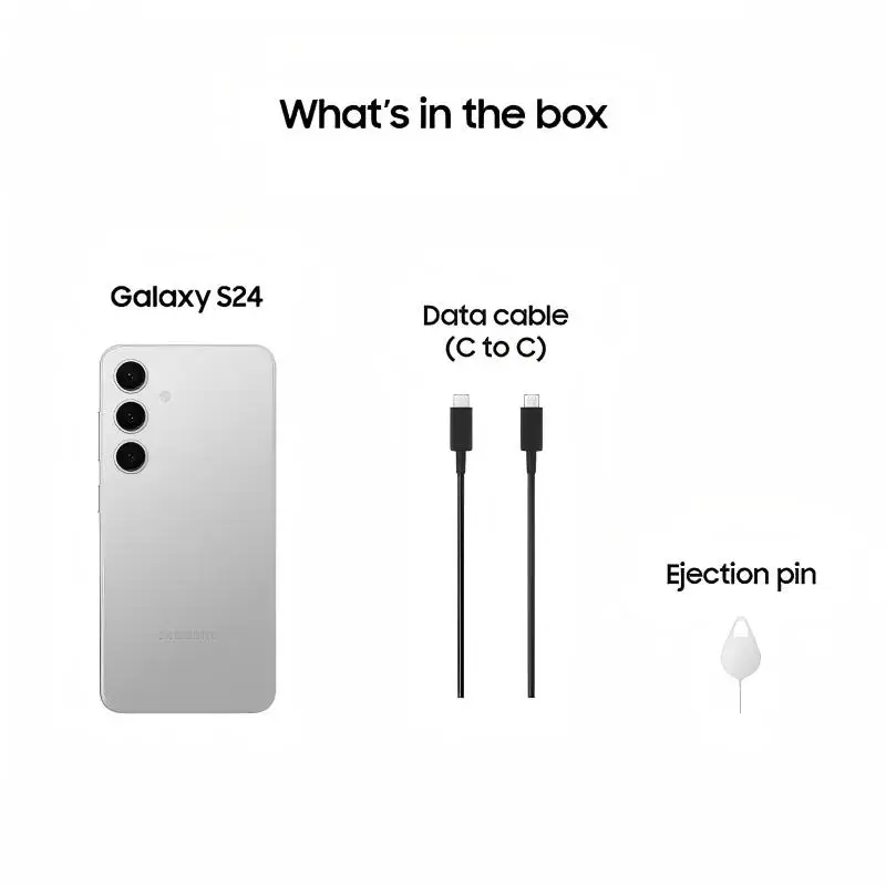 هاتف Samsung Galaxy S24 5G 6.2 بوصة AMOLED ROM 256/512GB RAM 8GB الإصدار العالمي Exynos NFC الأصلي Android AI