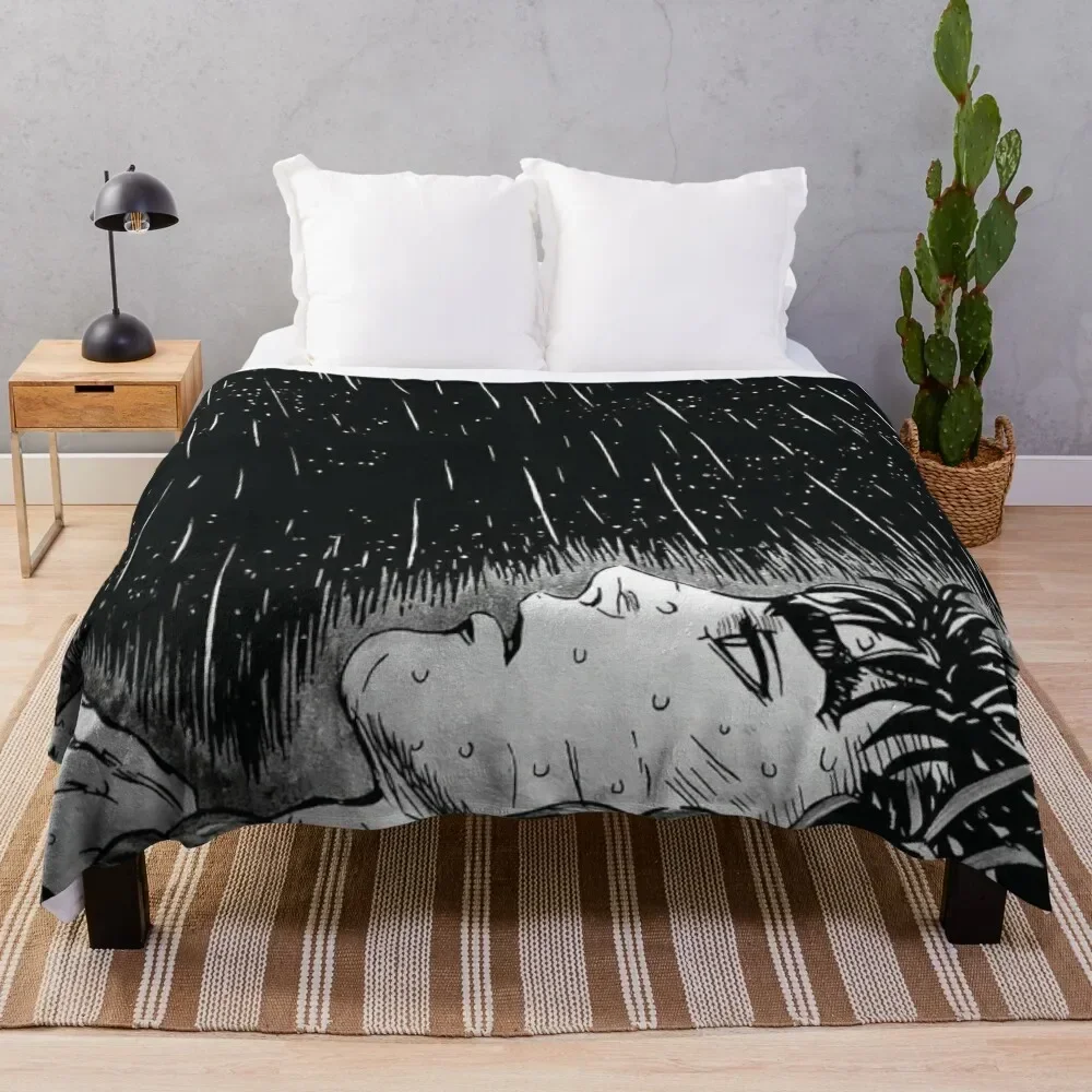 

the black swordsman Throw Blanket Men's Soft Warm Throw Blanket for Couch